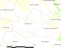 Mézerville - Localizazion