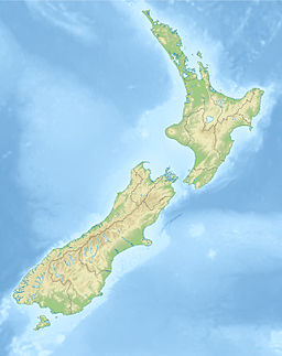 Egmont nationalparks läge i Nya Zeeland