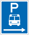 (R6-53.1) Bus Parking: No Limit (on the right of this sign)