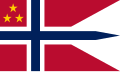 Norvég hadsereg altábornokának rangjelző zászlaja
