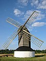 Image 13 Windmill Photo credit: Michael Reeve Pitstone Windmill, believed to be the oldest windmill in the British Isles A windmill is an engine powered by wind energy. In Europe, windmills have been used since the Middle Ages. They were developed from the 12th century, apparently from technology gained by crusaders who came into contact with windmills in the Middle East. Persian sources indicate windmill use as early as the 7th century BC. In the United States, the development of water-pumping windmills was a major factor in allowing the farming of vast areas of North America. More selected pictures