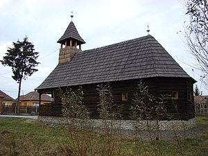 Igreja de madeira em Miercurea Nirajului