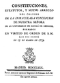 Edición de 1779 en español.