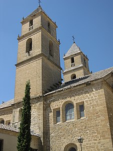 Trasera del Hospital de Santiago.