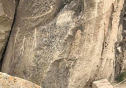 Prehistoric carvings of Gobustan Photograph: Feyzi Bagirov Licensing: CC-BY-SA-4.0