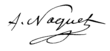 Signature de Alfred Naquet