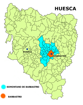 Localisation de Barbastro