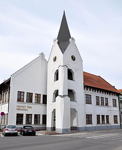 A városháza épülete