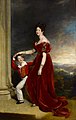 Frances Anne Vane z Londonderry, se synem, 1810