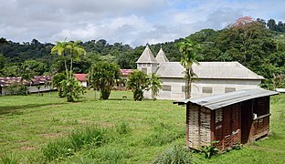 Le centre-bourg Saül, French Guiana