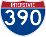 Interstate 390 marker