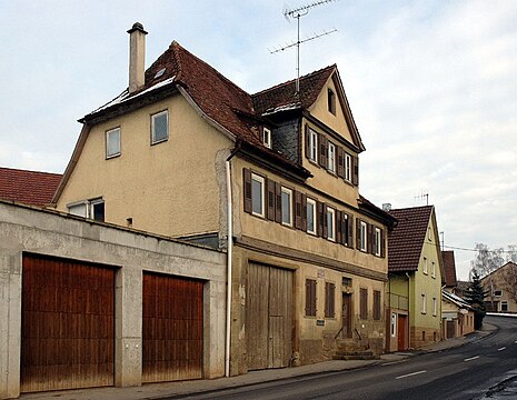 Das Hölderlinhaus in Lauffen am Neckar, Zustand vor der Renovierung (2009)