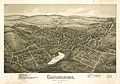 Pictorial map of Canonsburg, Pennsylvania from 1897.