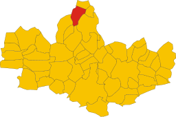 Brioscos läge i Monza e Brianza