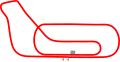 Basic outline of the track as it existed in 1922 in SVG format