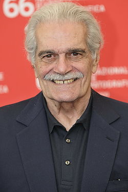 Omar Sharif vid Filmfestivalen i Venedig 2009.