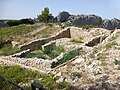 Habitation ou baraquement près de l'entrée de l'oppidum.