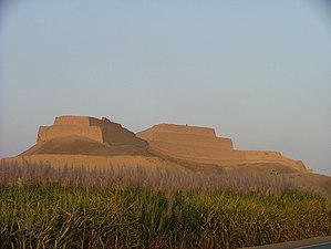 Vista de la fortaleza de Paramonga