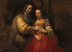 La novia judía, de Rembrandt, 1666.