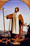 Bonifacio Winfrido, mártir (672/675-755), el «apóstol de los germanos», a quien Gregorio II invistió con el título de legatus apostólico, con el mandato de evangelizar a las Germanicae gentes que más tarde extendió Zacarías a toda la región de las Galiae. Murió bajo golpe de espada.