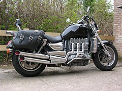 Triumph Rocket III (ca. 2008), la motocicleta de producció de major cilindrada del món