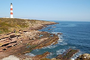 Leuchtturm und Landspitze Tarbat Ness