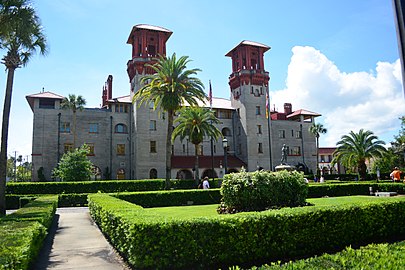 The former Hotel Alcazar now houses the Lightner Museum and City Hall