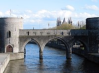 Most přes Šeldu v Tournai