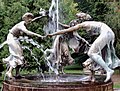 The fountain at the Burg Schlitz.