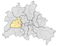 Deutsch: Wahlkreis Charlottenburg-Wilmersdorf 6 für die Wahlen zum Abgeordnetenhaus von Berlin. Stand 2006