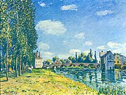 Alfred Sisley: Pont de Moret d'estate (1888)