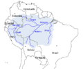 English: Amazon river basin