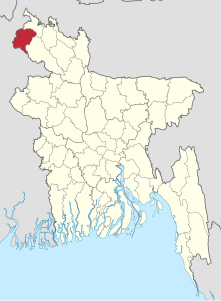 Distretto di Thakurgaon – Localizzazione