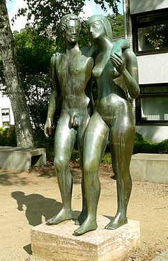 Sculpture by Wolfgang Kreutter (1981), Bad Laasphe