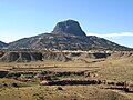 Cabezon Peak is a volcanic plug located near the "ghost town" of Cabezon, NM