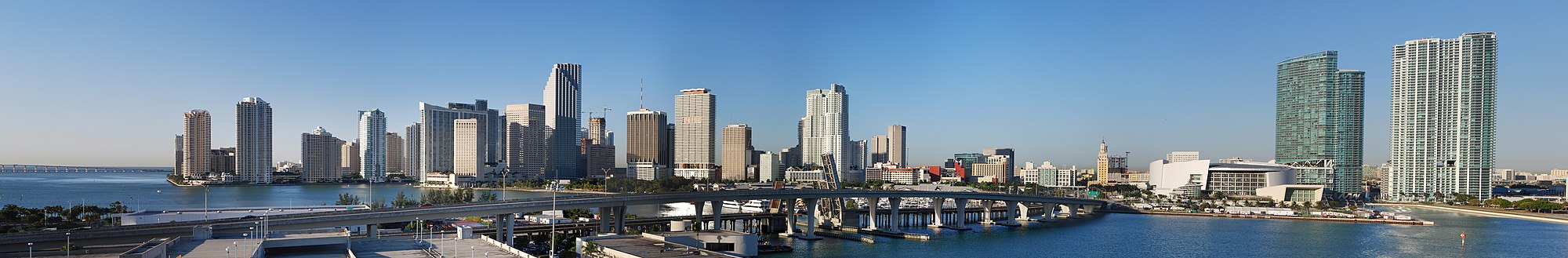 Panoramatická fotografia mesta Miami