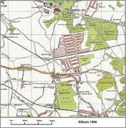 Map 4. Eltham in 1908