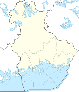 Svartbäcks läge i Kymmenedalen