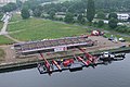 Oberhafen mit Freybrücke (von Westen)