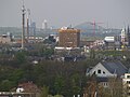 Gelsenkirchen, Kraftwerk Scholven und Halde Oberscholven