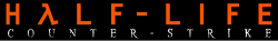 Logotyp med texten 'Half-Life Counter-Strike'