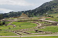 Vista global del sitio de Ingapirca, en la provincia del Cañar (Ecuador).