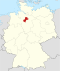 Localização de Distrito da Charneca na Alemanha