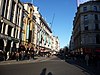 Looking eastwards on Coventry Street towards the Trocadero shopping centre