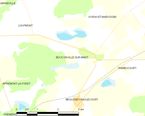 Poziția localității Bouconville-sur-Madt