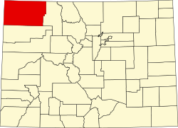 Koartn vo Moffat County innahoib vo Colorado