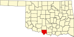 State map highlighting Jefferson County