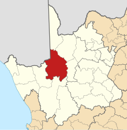 Location in the Northern Cape