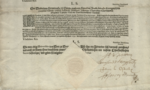 Thumbnail for File:Old Lithuanian Texts. Decree of Ladislaus Vasa IV Regarding Subordinates of Prussia and Lithuania in Lithuanian, fragment, 1641 08 22.png