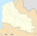 Administrative map of the Pas-de-Calais department
